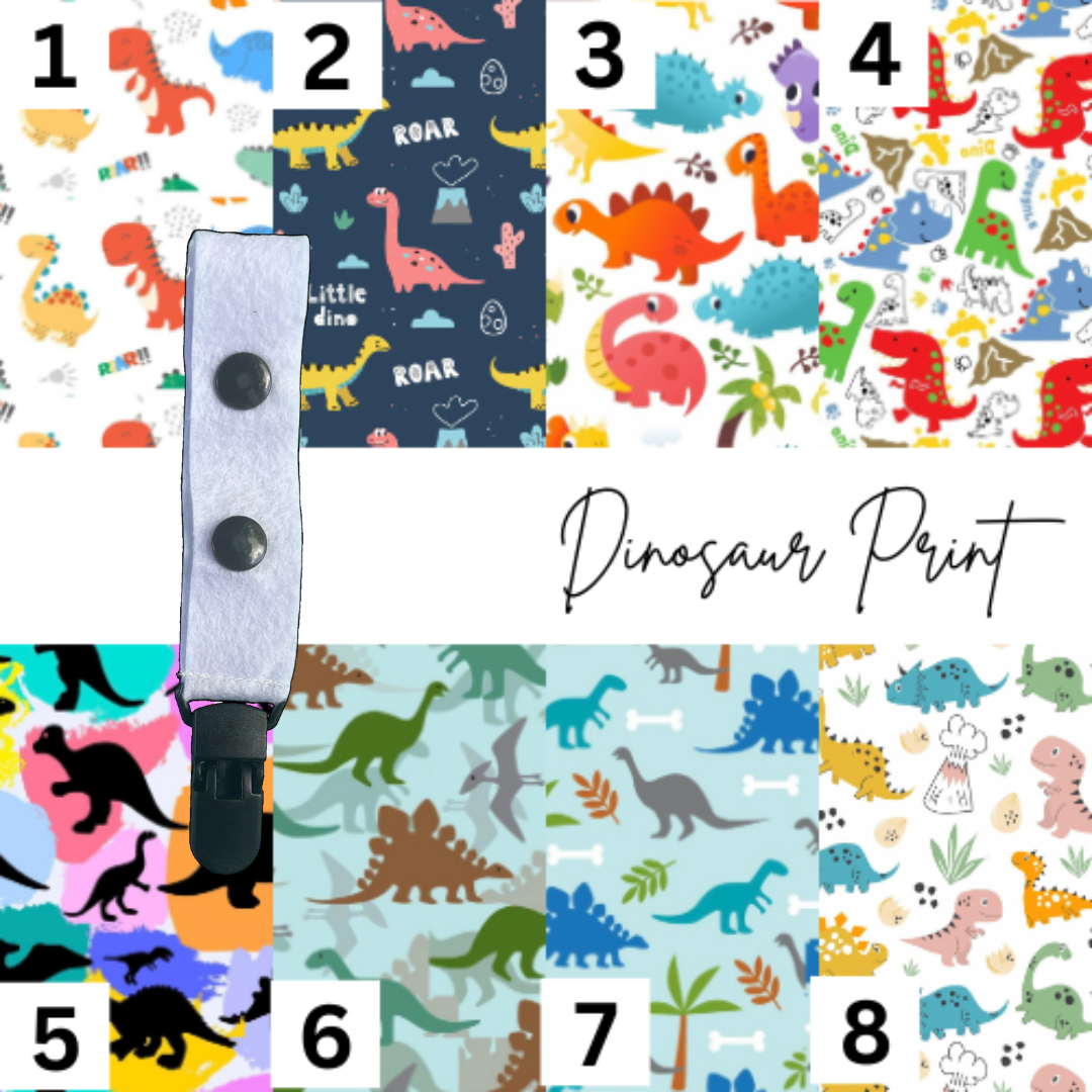 Dinosaur Large Tubie Clip