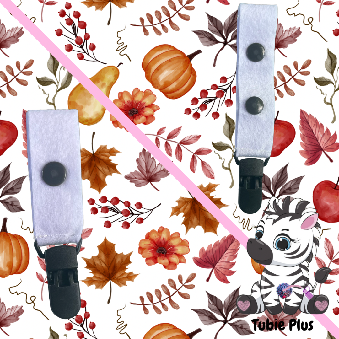 Autumnal Print Tubie Clip