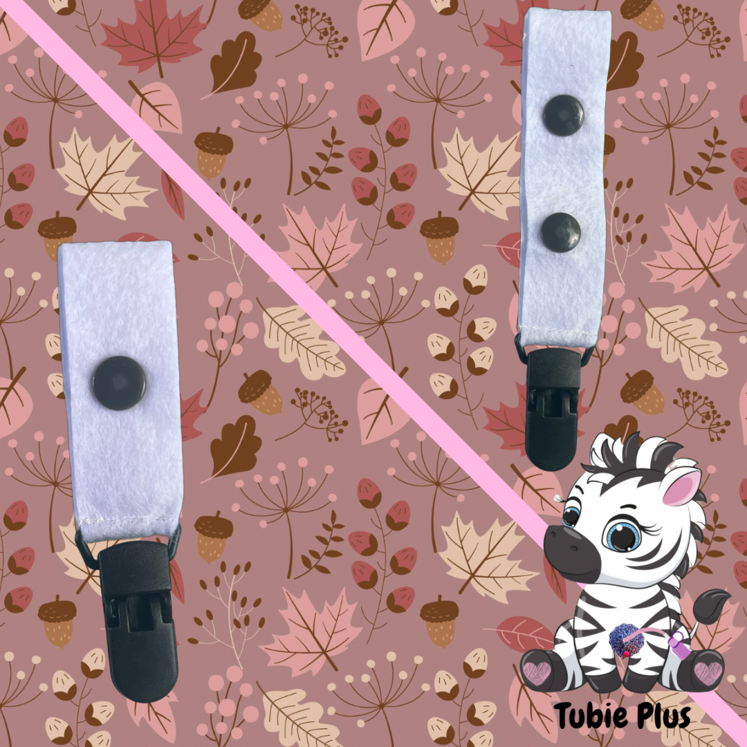 Autumnal Print Tubie Clip