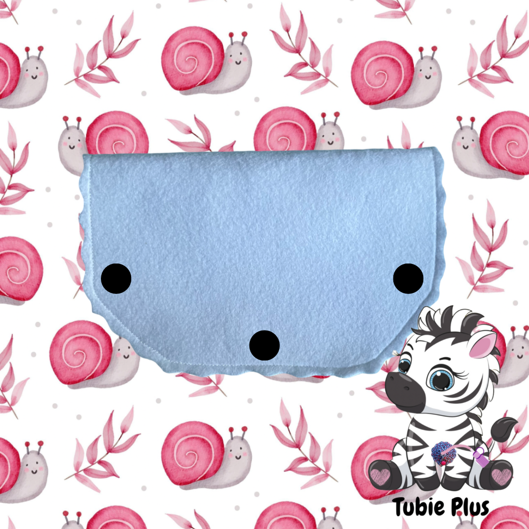 Pink Snail Print Tubie Towel