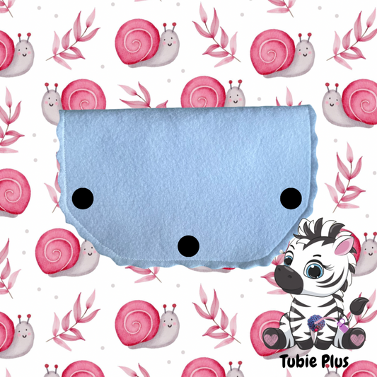 Pink Snail Print Tubie Towel