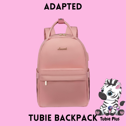 Pink Mini 500ml Feeding Tube Backpack, Tubie Backpack, Adapted Backpack