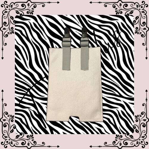 Zebra Print Drainage Bag Cover