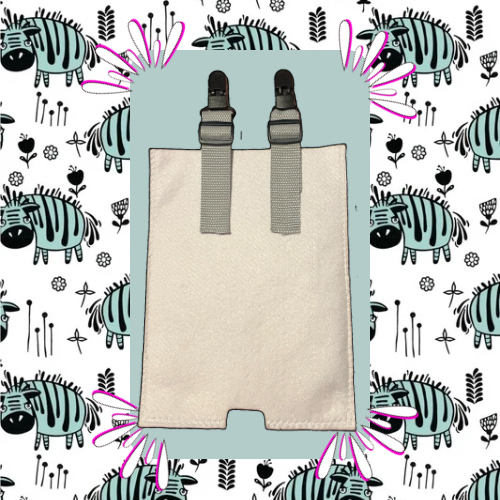 Zebra Drainage Bag Cover