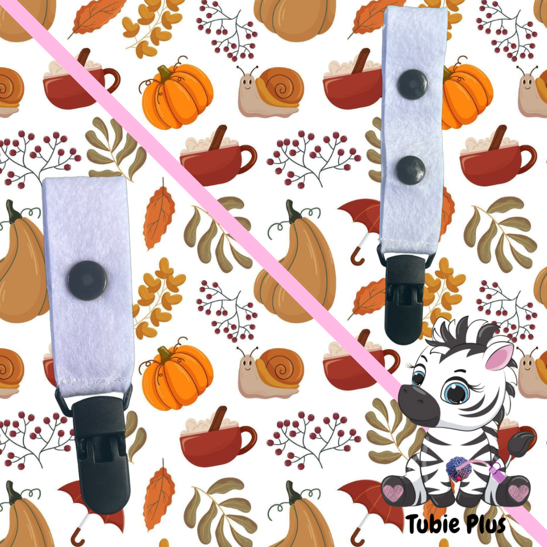 Autumnal Print Tubie Clip