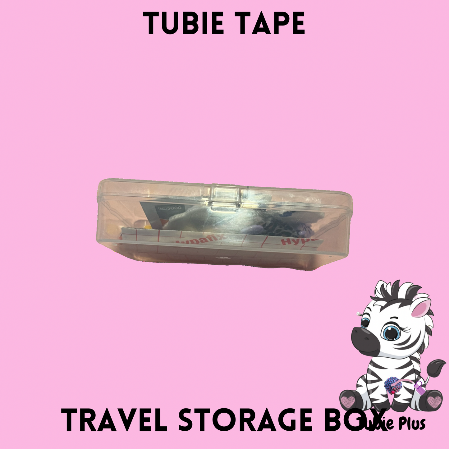 Personalised Tubie Tape Travel Storage Box