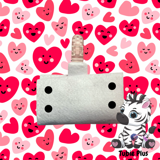 Heart Print Tubie Pouch