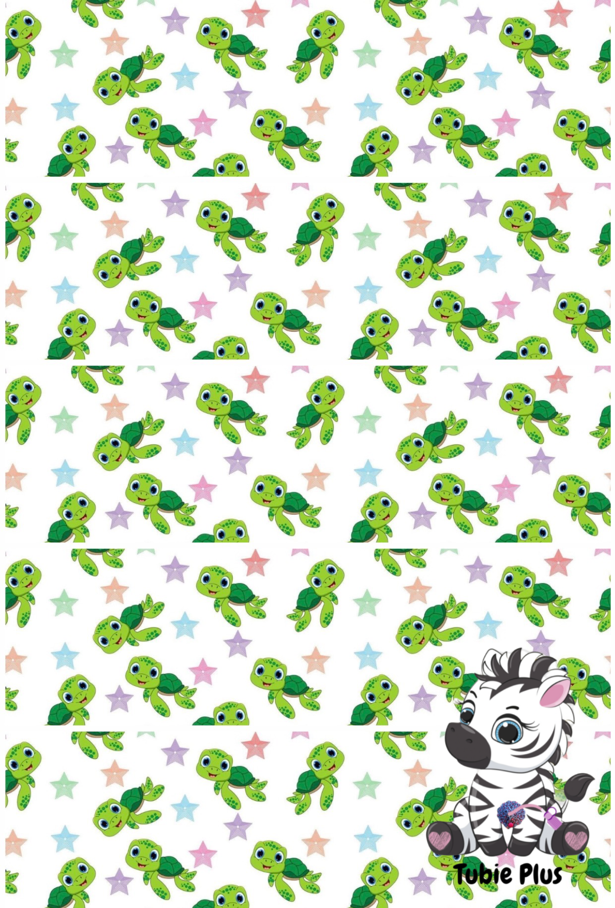 Turtle Print Strip | Full | Small