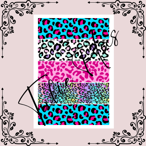 Leopard Print Mix Tubie Tape