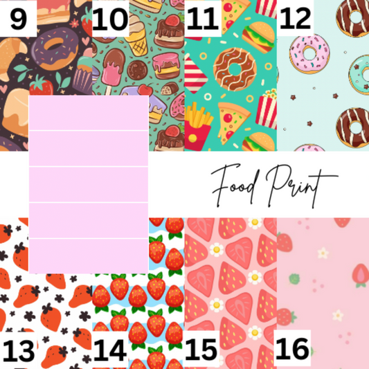 Food Print Tubie Tape