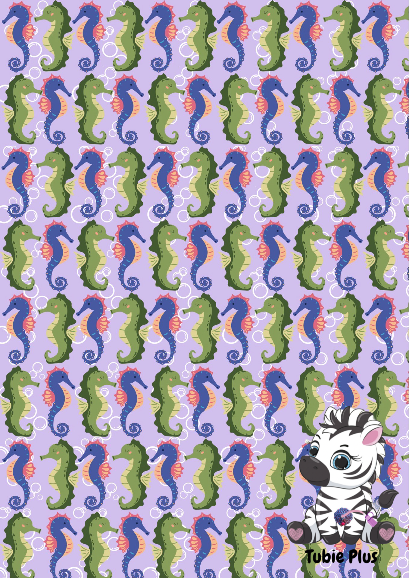 Sea Horse Print Strip | Full | Small