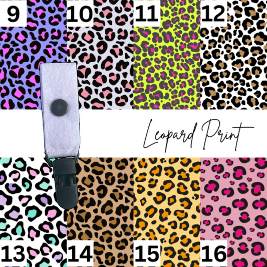 Leopard Print Small Tubie Clip