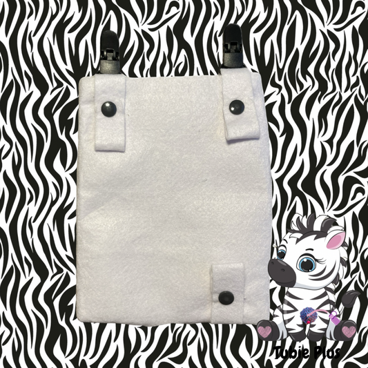 Zebra Print Drainage Bag Cover