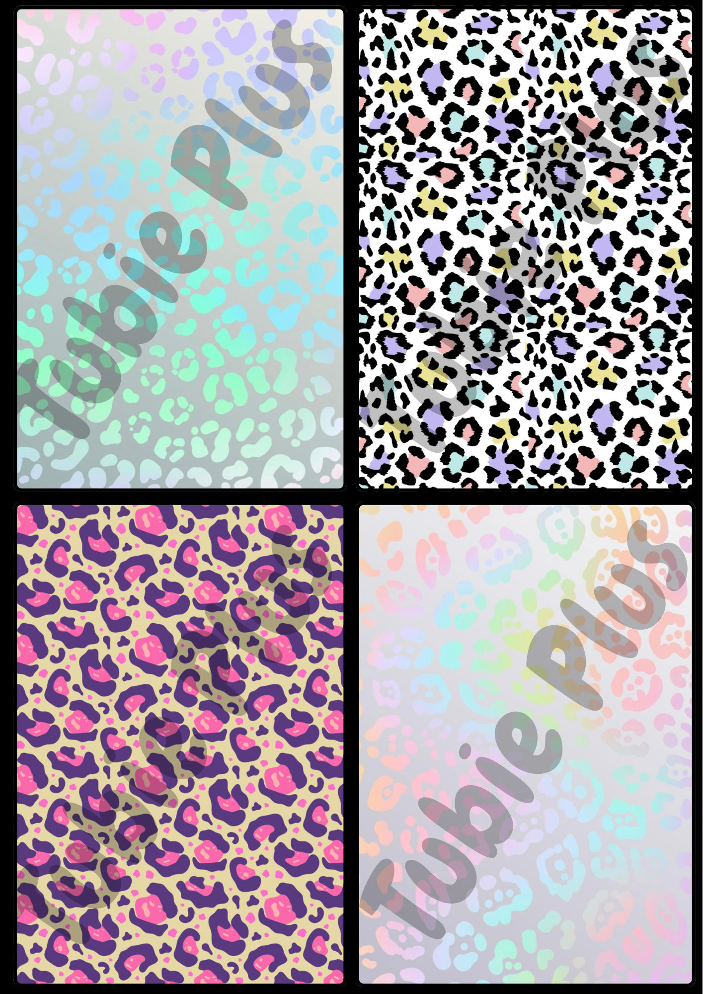 Leopard Print Drainage Bag Cover