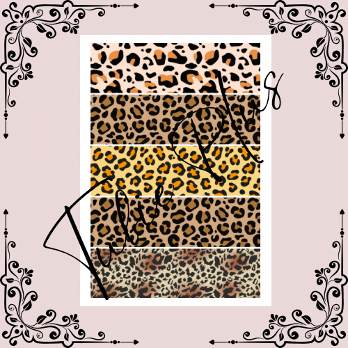 Leopard Print Mix Tubie Tape