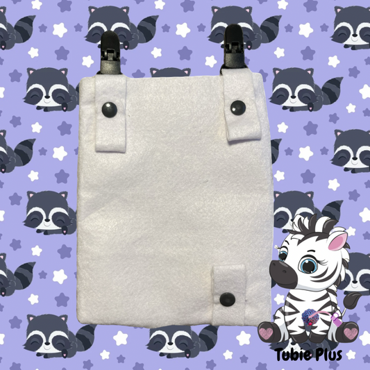 Purple Racoon Print Drainage Bag Cover