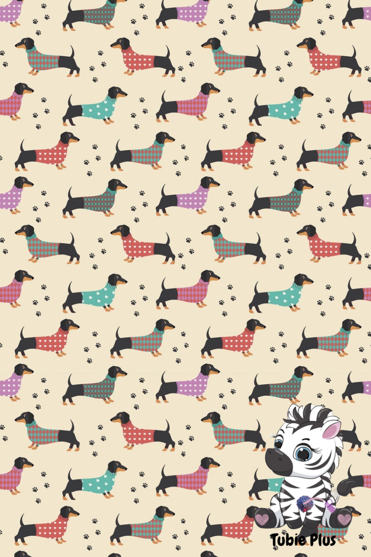 Dog Print Strip | Full | Small