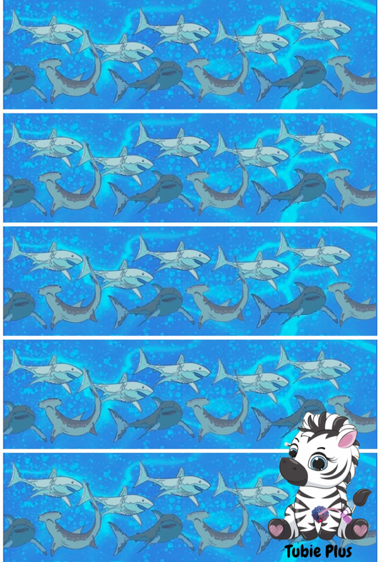 Shark Print Strip | Full | Small