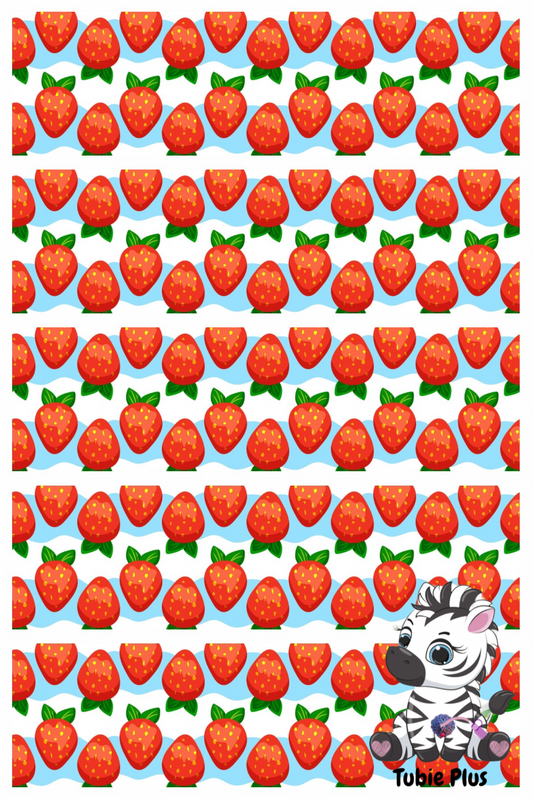 Strawberry Print Strip | Full | Small