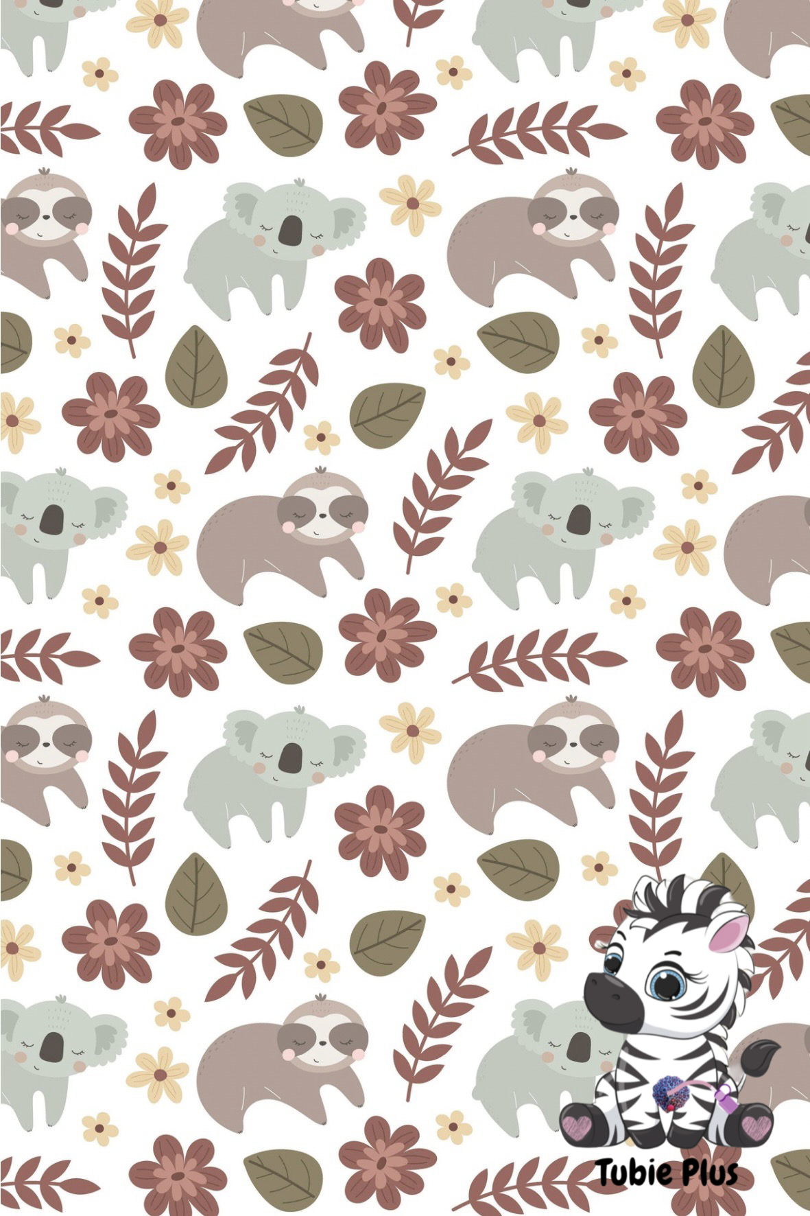 Sloth & Koala Print Strip | Full | Small