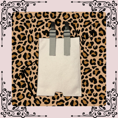 Brown Leopard Print Drainage Bag Cover