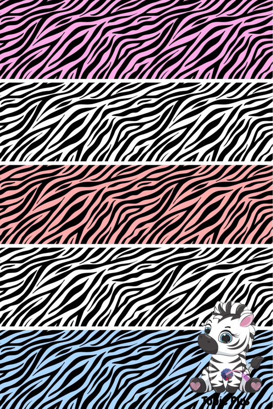 Zebra Mix Print Strip | Small