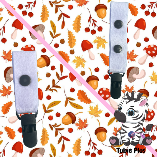 Autumnal Print Tubie Clip