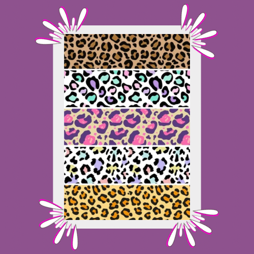 Leopard Print Mix Tubie Tape