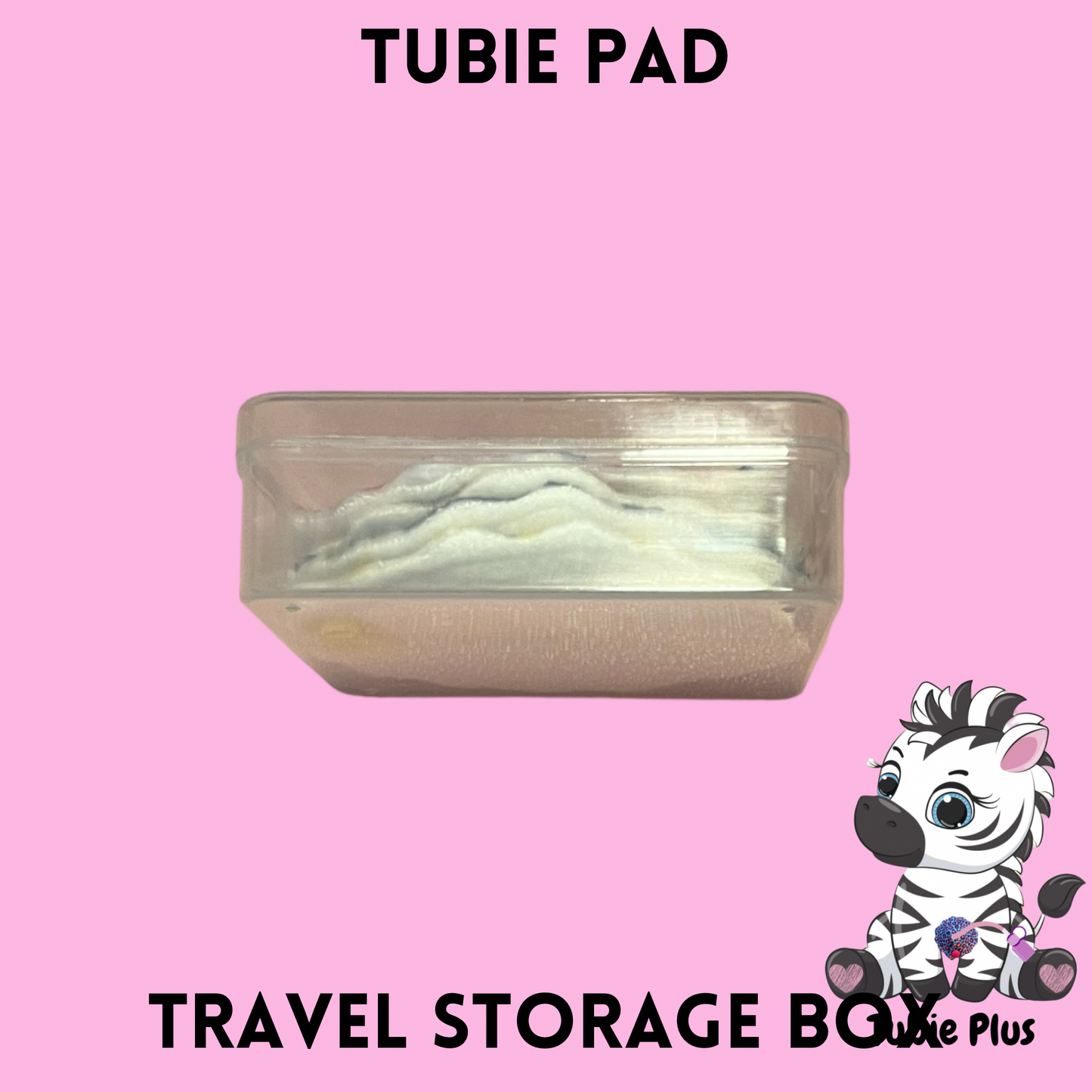 Personalised Tubie Pad Travel Storage Box