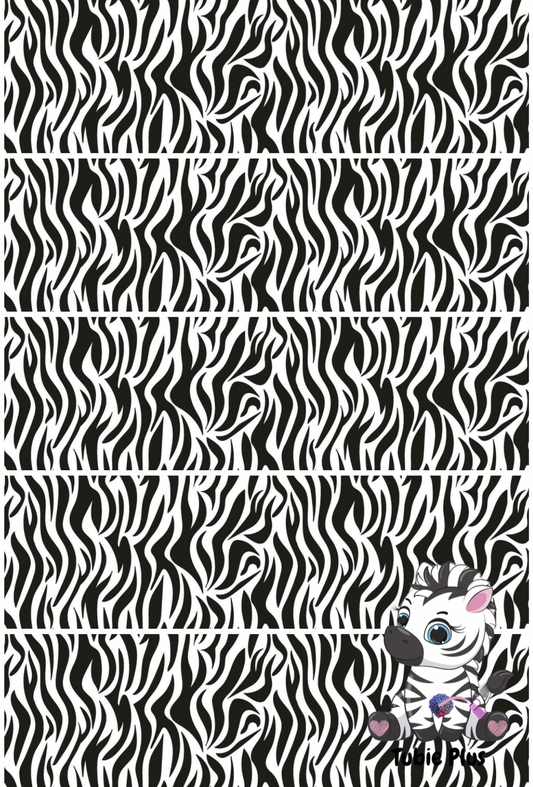 Zebra Print Strip | Full | Small