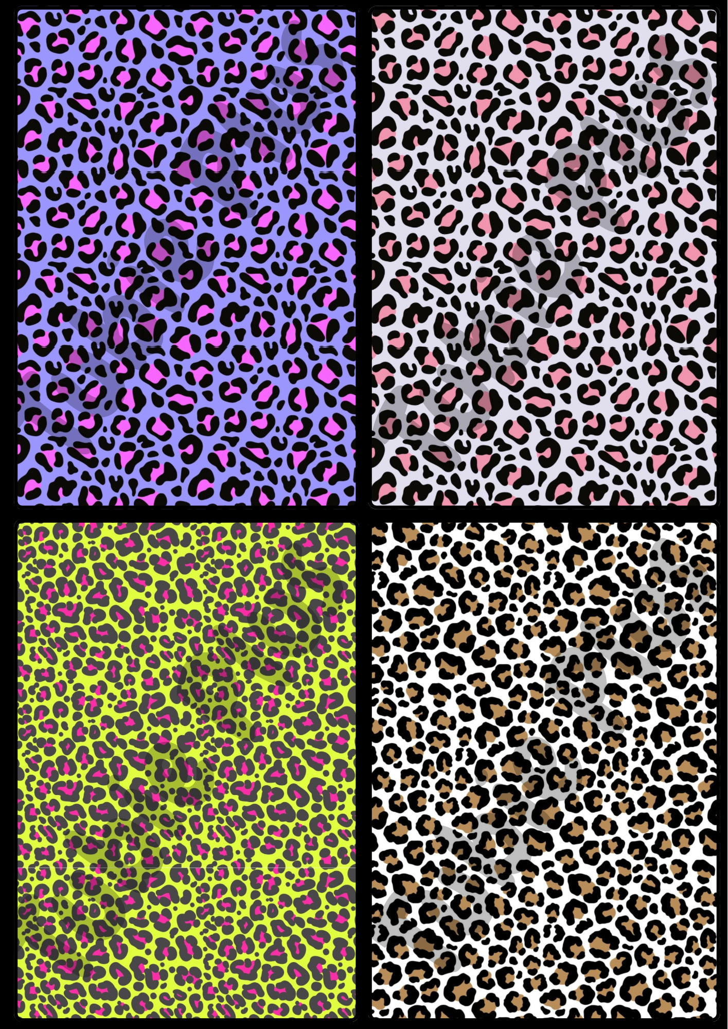 Leopard Print Stoma Bag Cover