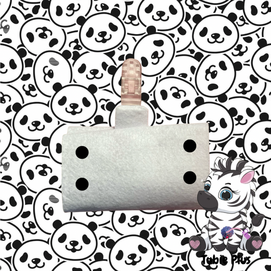 Panda Print Tubie Pouch