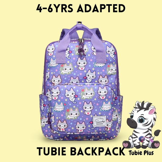 4+ Cat Feeding Tube Backpack, Tubie Backpack, Adapted Backpack