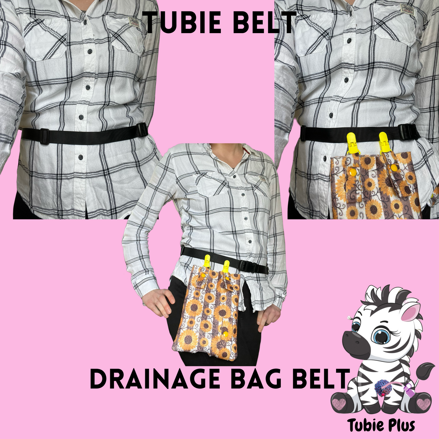 Tubie Belt, Drainage Bag Belt