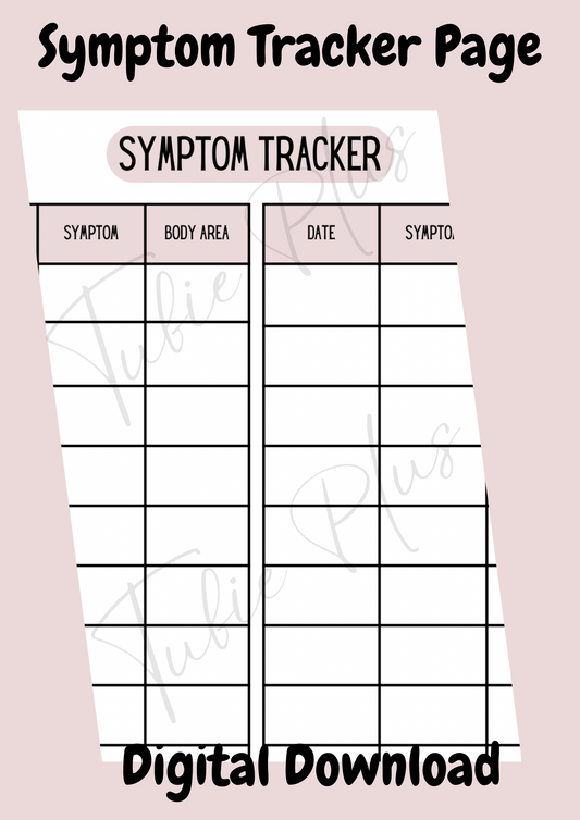 Symptom Tracker Page