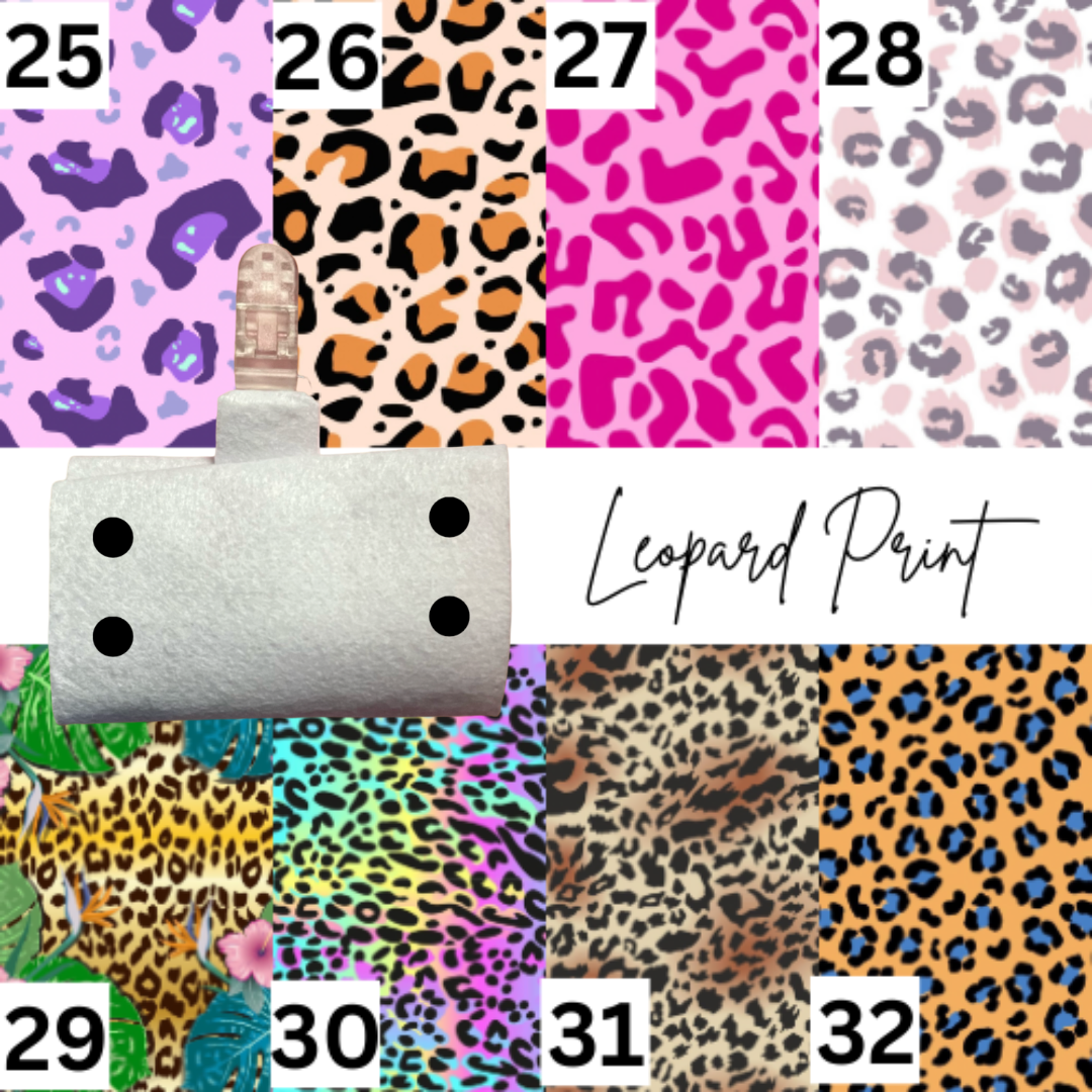 Leopard Print Tubie Pouch