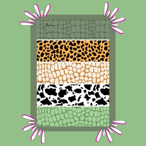 Animal Print Mix Tubie Tape