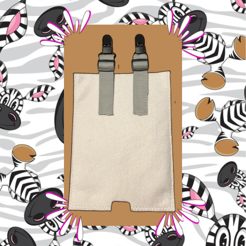 Zebra Print Drainage Bag Cover