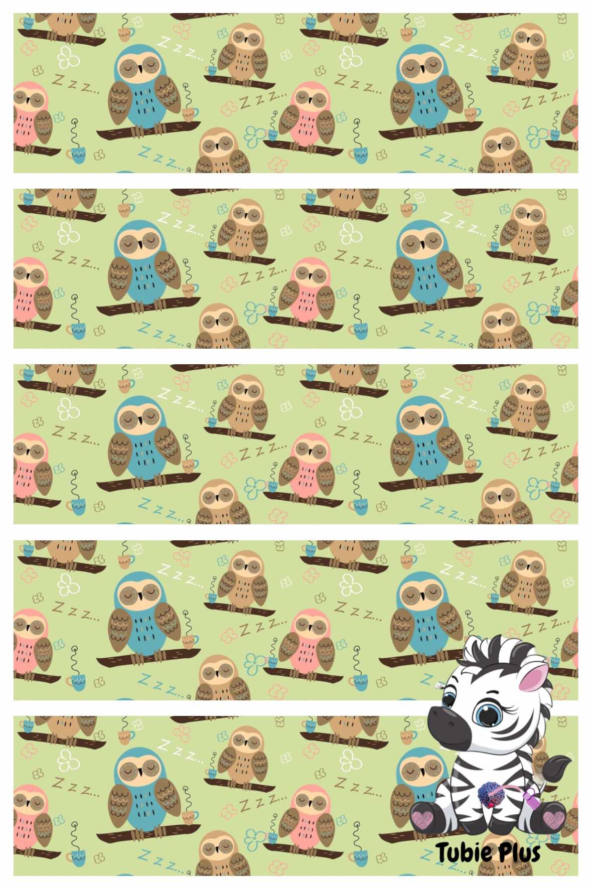 Owl Print Strip | Full | Small