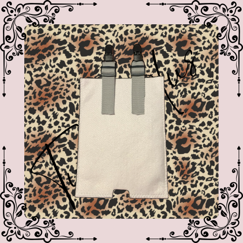 Elegant Leopard Print Drainage Bag Cover