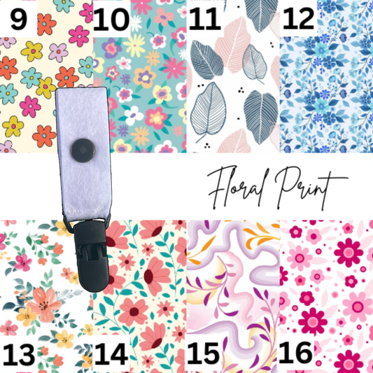 Floral Small Tubie Clip