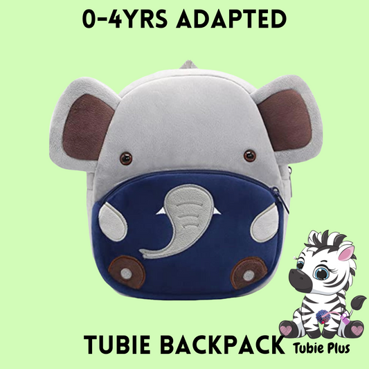 Elephant Feeding Tube Backpack, Suitable for ages 0-4years 500ml Feed ONLY, Feed Stand & Bag, Tubie Backpack, Adapted Backpack