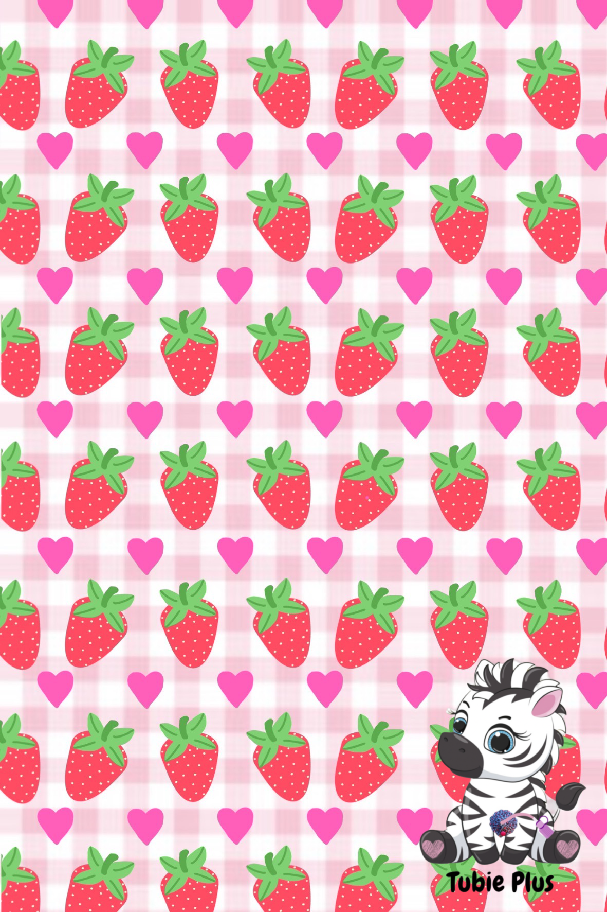 Strawberry Print Strip | Full | Small