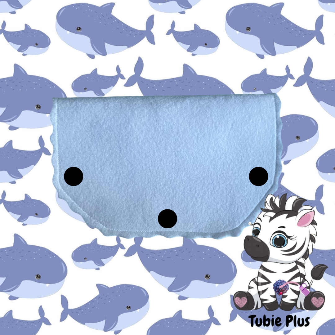 Whale Print Tubie Towel