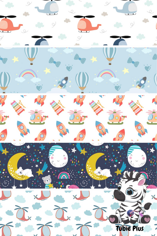 In the Sky Mix Print Strip | Small