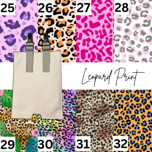 Leopard Print Drainage Bag Cover