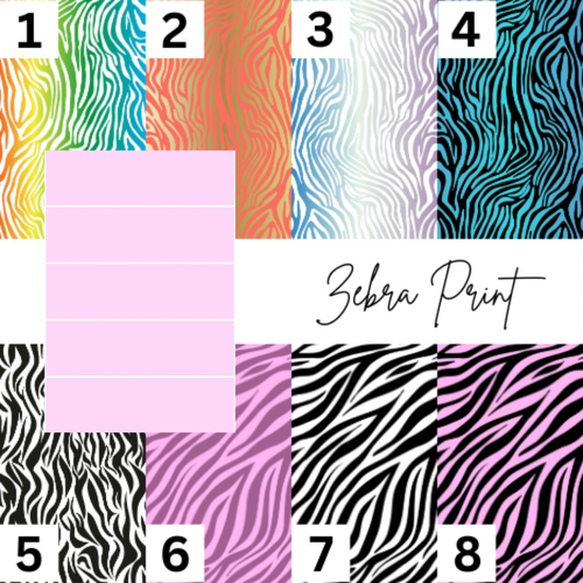 Zebra Print Tubie Tape