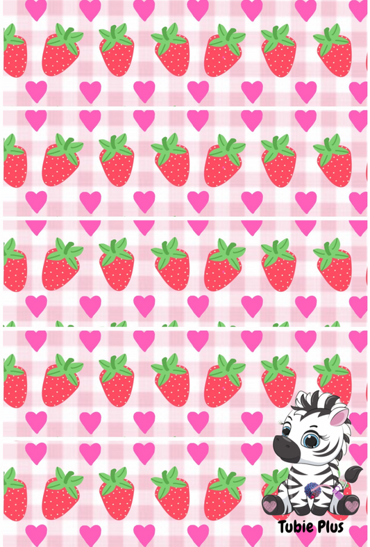 Strawberry Print Strip | Full | Small