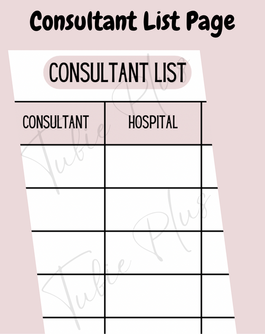 Consultant List Page