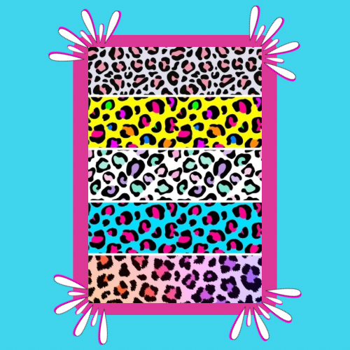 Leopard Print Mix Tubie Tape